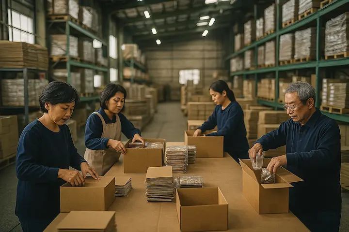 内職・外注倉庫の改善イメージ