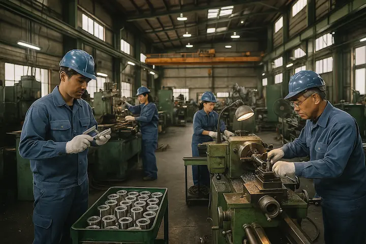 製造業・部品在庫管理の改善イメージ