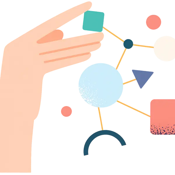 指さしている画像